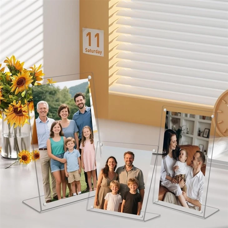 L Shaped Acrylic Frame factory